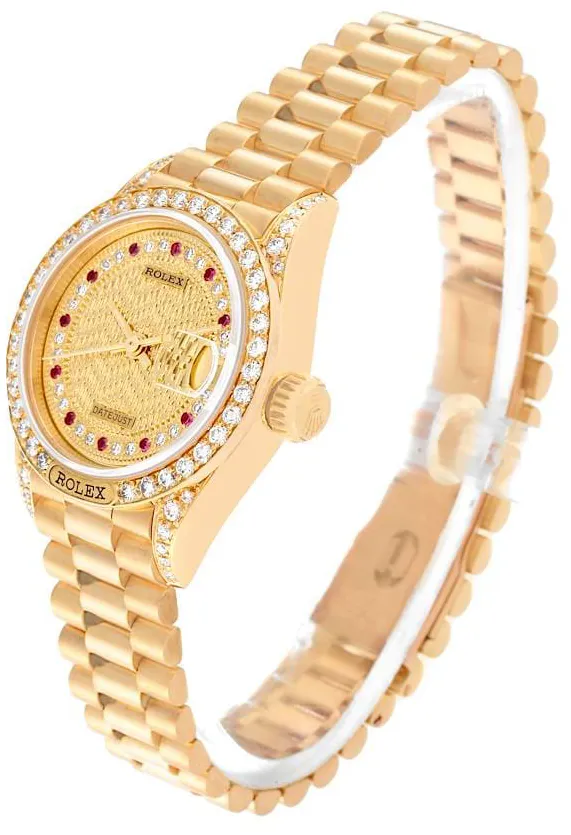 Rolex Lady-Datejust 69158 26mm Yellow gold Champagne 1