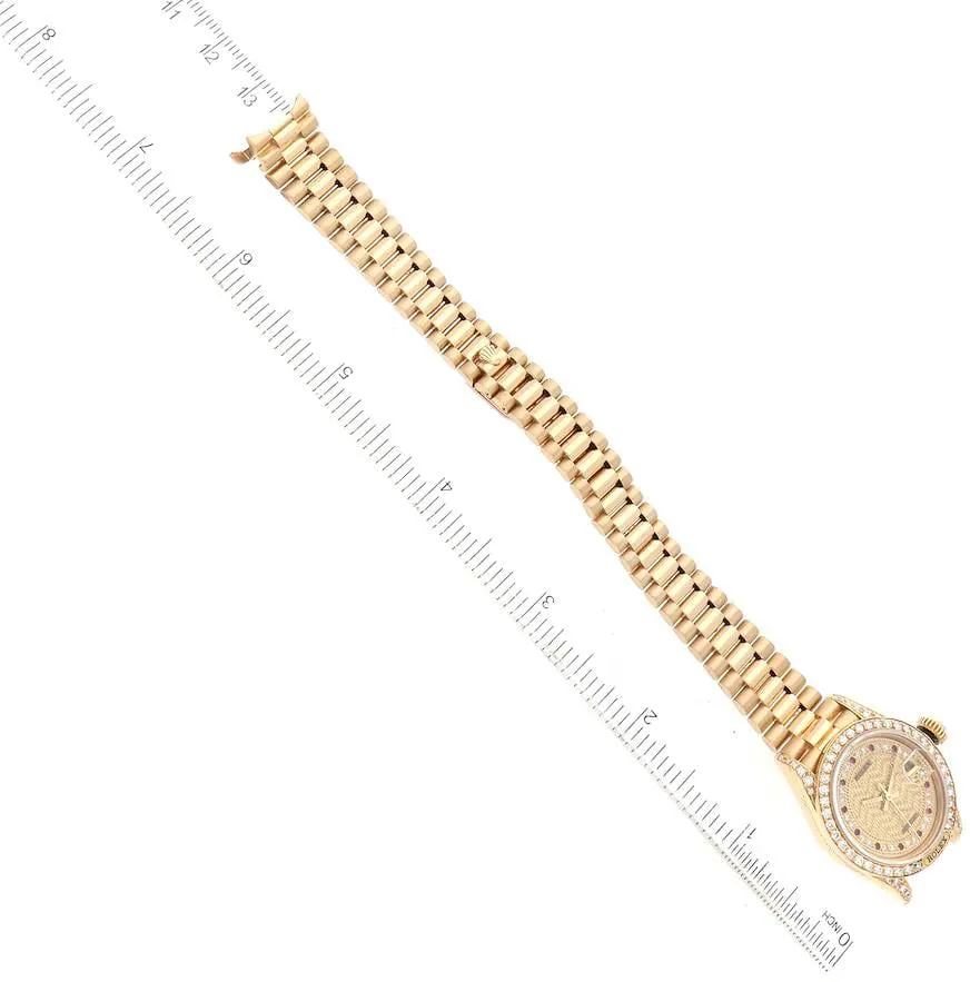 Rolex Lady-Datejust 69158 26mm Yellow gold Champagne 3