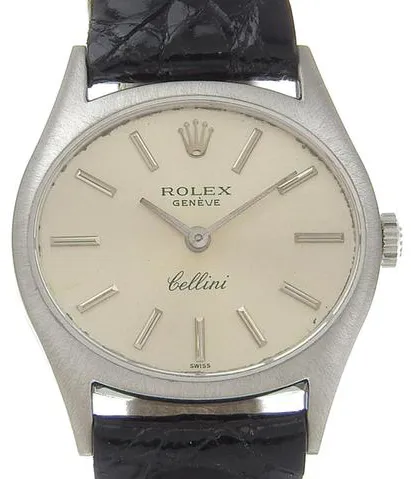 Rolex Oyster Perpetual 6618 White gold Silver