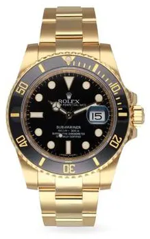 Rolex Submariner 116618LN 40mm Yellow gold Black