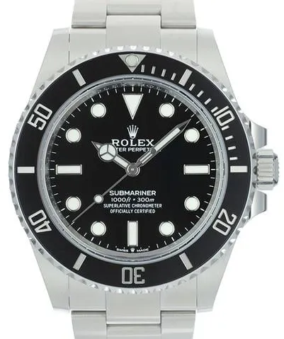 Rolex Submariner (No Date) 41 124060 41mm Stainless steel Black