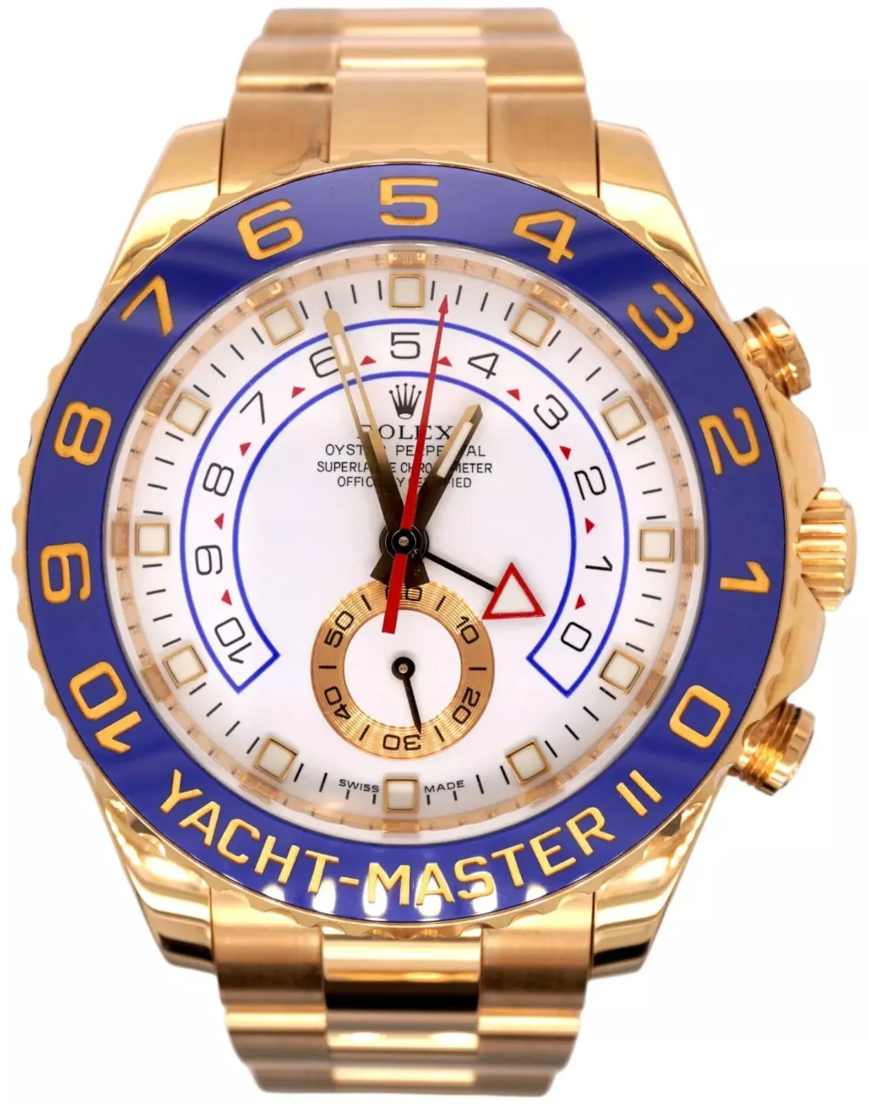 Rolex Yacht-Master II 116688-0001 44mm Yellow gold White