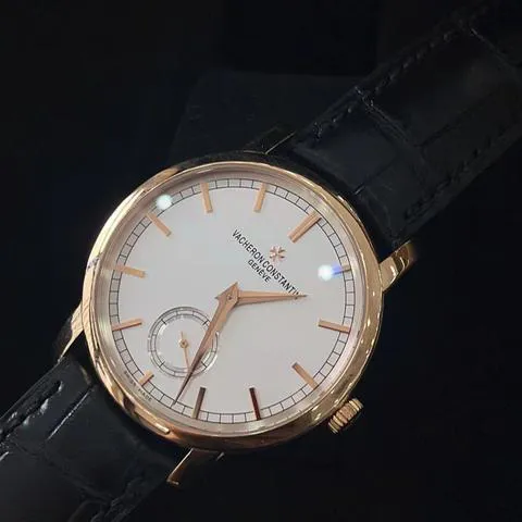 Vacheron Constantin Traditionnelle 82172/000R-9412 38mm Rose gold and 18k rose gold Silver