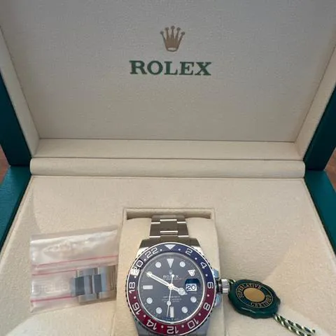 Rolex GMT-Master II 126719BLRO 40mm White gold Blue 12