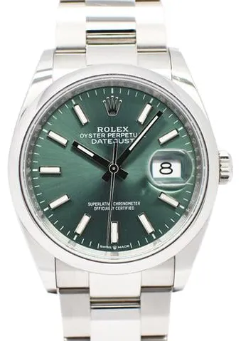 Rolex Datejust 36 126200 36mm Stainless steel Green