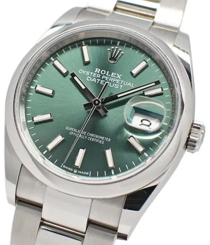 Rolex Datejust 36 126200 36mm Stainless steel Green 1