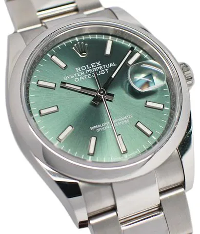 Rolex Datejust 36 126200 36mm Stainless steel Green 2