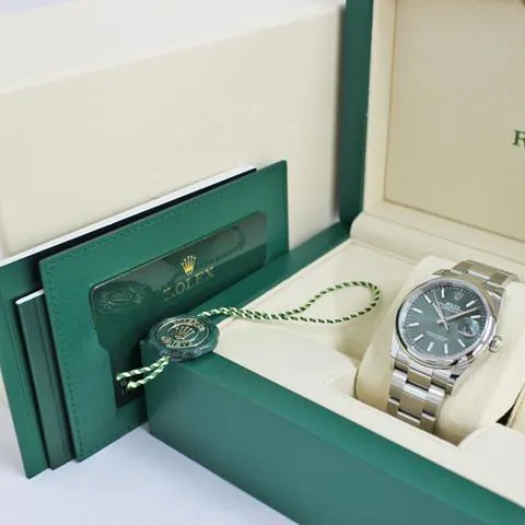 Rolex Datejust 36 126200 36mm Stainless steel Green 3