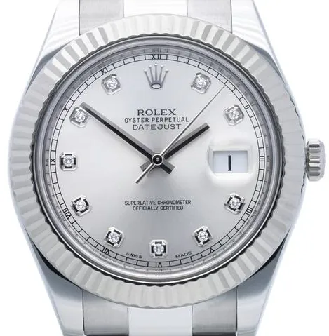 Rolex Datejust II 116334 41mm Stainless steel Silver