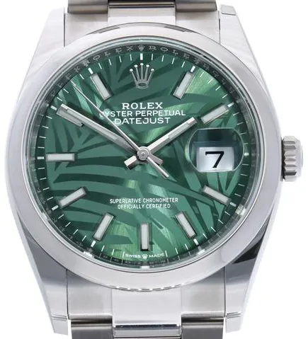 Rolex Datejust 36 126200 36mm Stainless steel Green