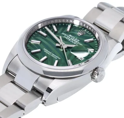 Rolex Datejust 36 126200 36mm Stainless steel Green 2