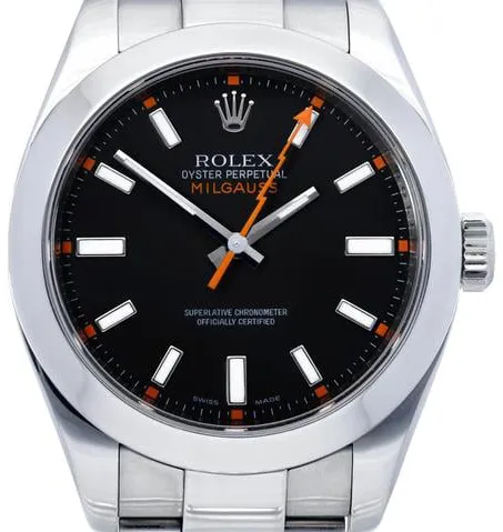 Rolex Milgauss 116400 40mm Stainless steel Black