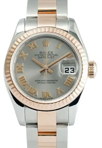 Rolex Lady-Datejust 179171 26mm Rose gold Silver