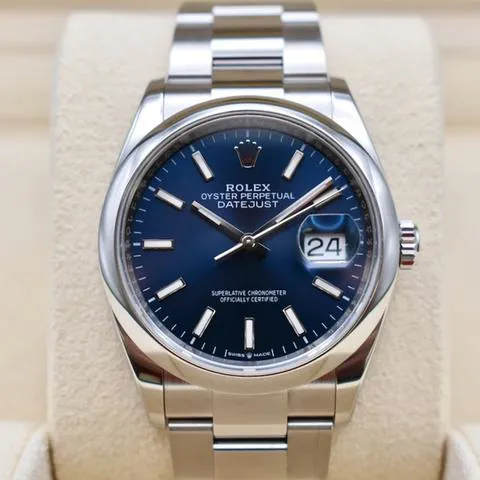 Rolex Datejust 36 126200 36mm Stainless steel Blue