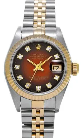 Rolex Datejust 69173G 26mm Stainless steel Red