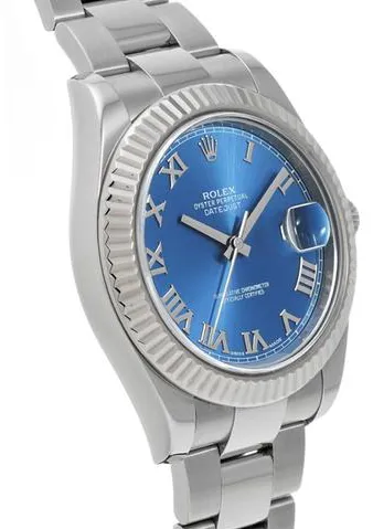 Rolex Datejust II 116334 41mm Stainless steel Blue 2