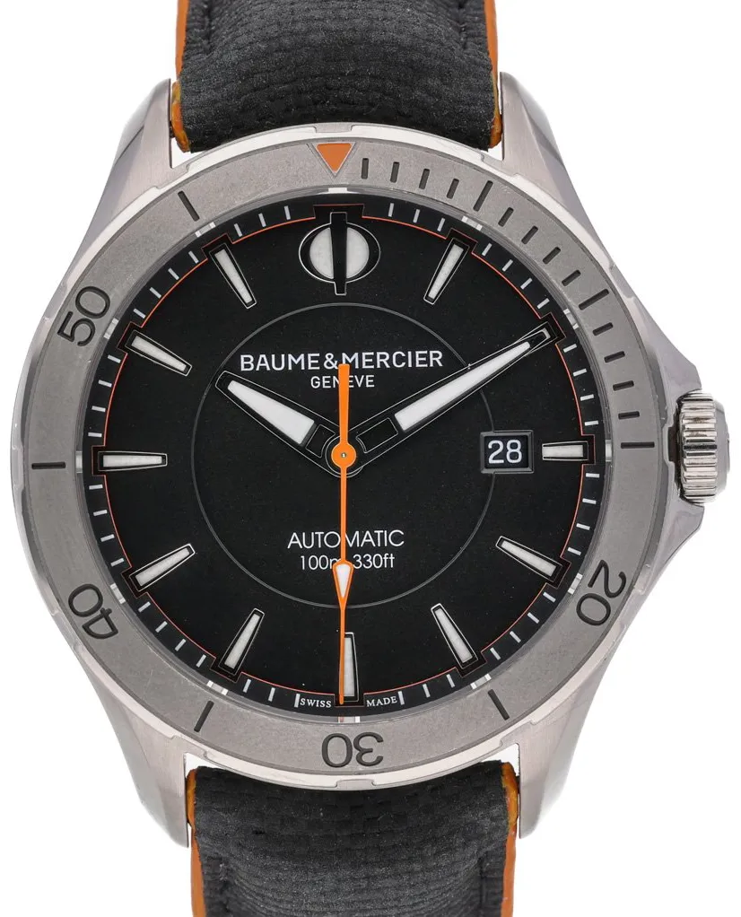 Baume & Mercier Clifton M0A10338 42mm Stainless steel Black