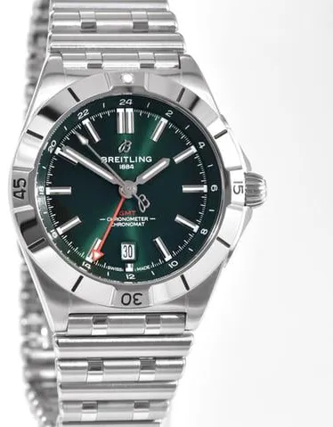 Breitling Chronomat A32398101L1A1 40mm Stainless steel Green