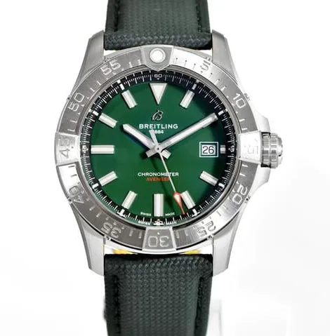 Breitling Avenger A17328101L1X1 42mm Stainless steel Green