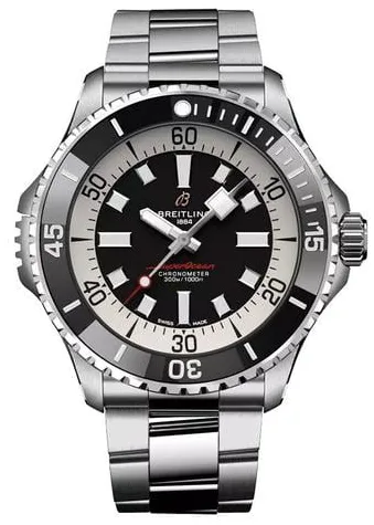 Breitling Superocean A17378211B1A1 46mm Stainless steel Black