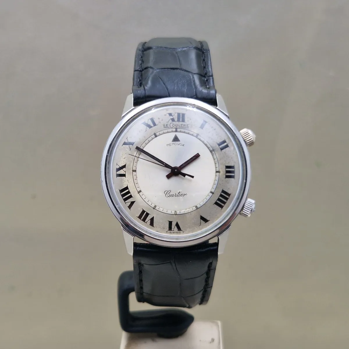 LeCoultre Memovox  2677 910 911 35mm ACCIAIO Silver