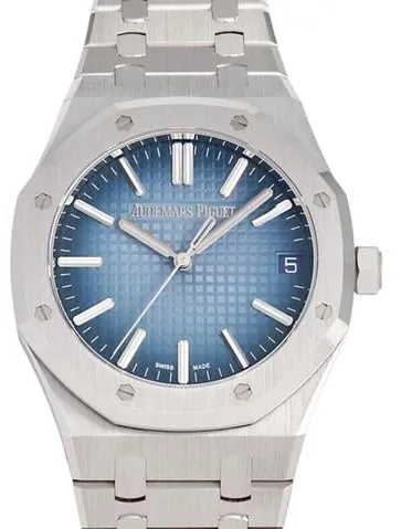 Audemars Piguet Royal Oak 15510BC.OO.1320BC.02 41mm White gold Blue