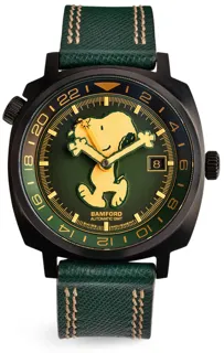 Bamford GMT GMT-BLK-HARRODS-SNOOPY 40mm Stainless steel Green