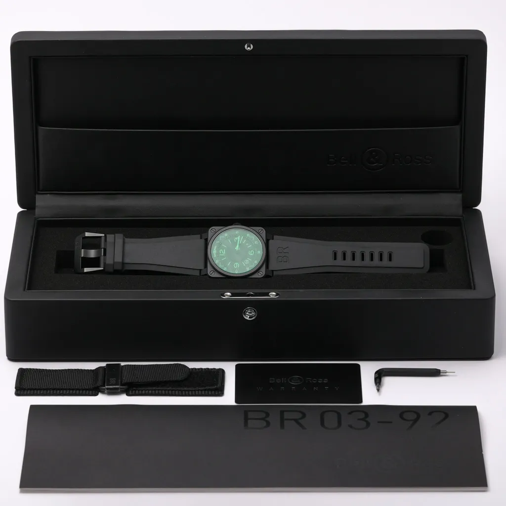 Bell & Ross BR03-92 03-92 HUD 42mm Ceramic Green 8