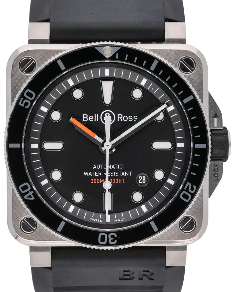 Bell & Ross BR03-92 BR 03-92 42mm Stainless steel Black