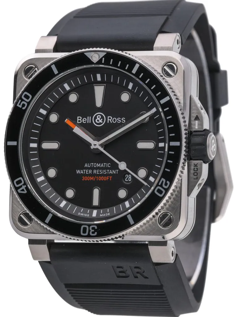 Bell & Ross BR03-92 BR 03-92 42mm Stainless steel Black 1