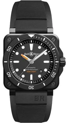 Bell & Ross Instruments BR0392-D-BL-CE/SRB 42mm Ceramic Black