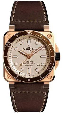 Bell & Ross Instruments BR0392-D-WH-BR/SCA 42mm Bronze White