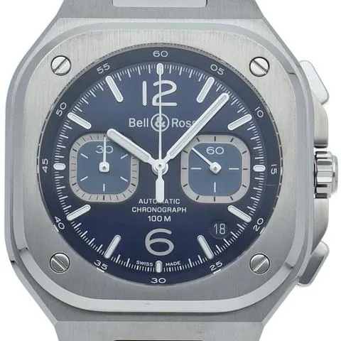 Bell & Ross Urban BR05C-BU-ST/SST 42mm Stainless steel Blue