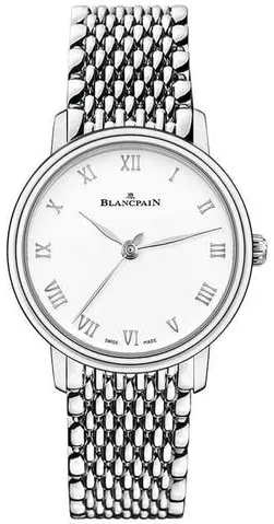 Blancpain Villeret Ultra-Slim 6104 1127 MMB 29.2mm Stainless steel White