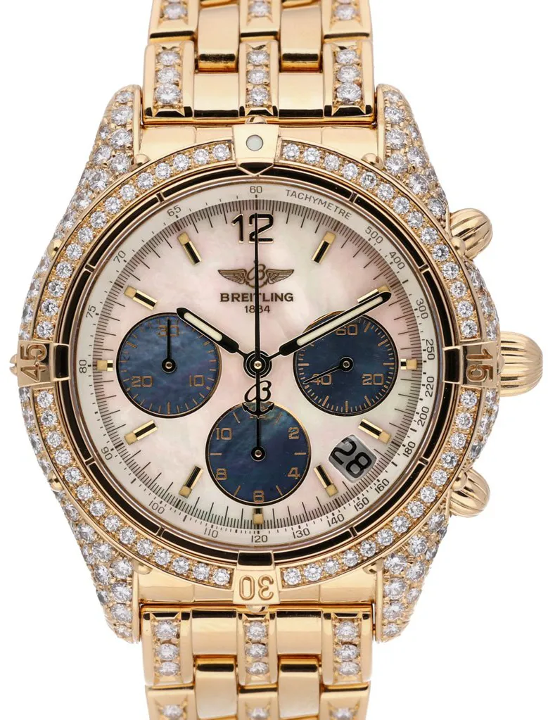 Breitling Cockpit K30012 37mm Yellow gold Mother-of-pearl