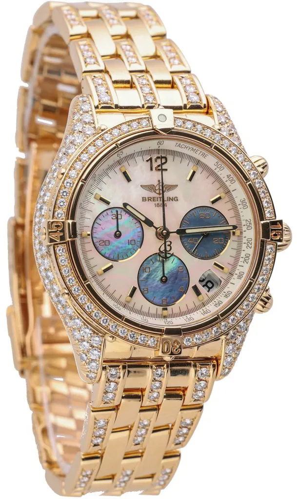 Breitling Cockpit K30012 37mm Yellow gold Mother-of-pearl 5