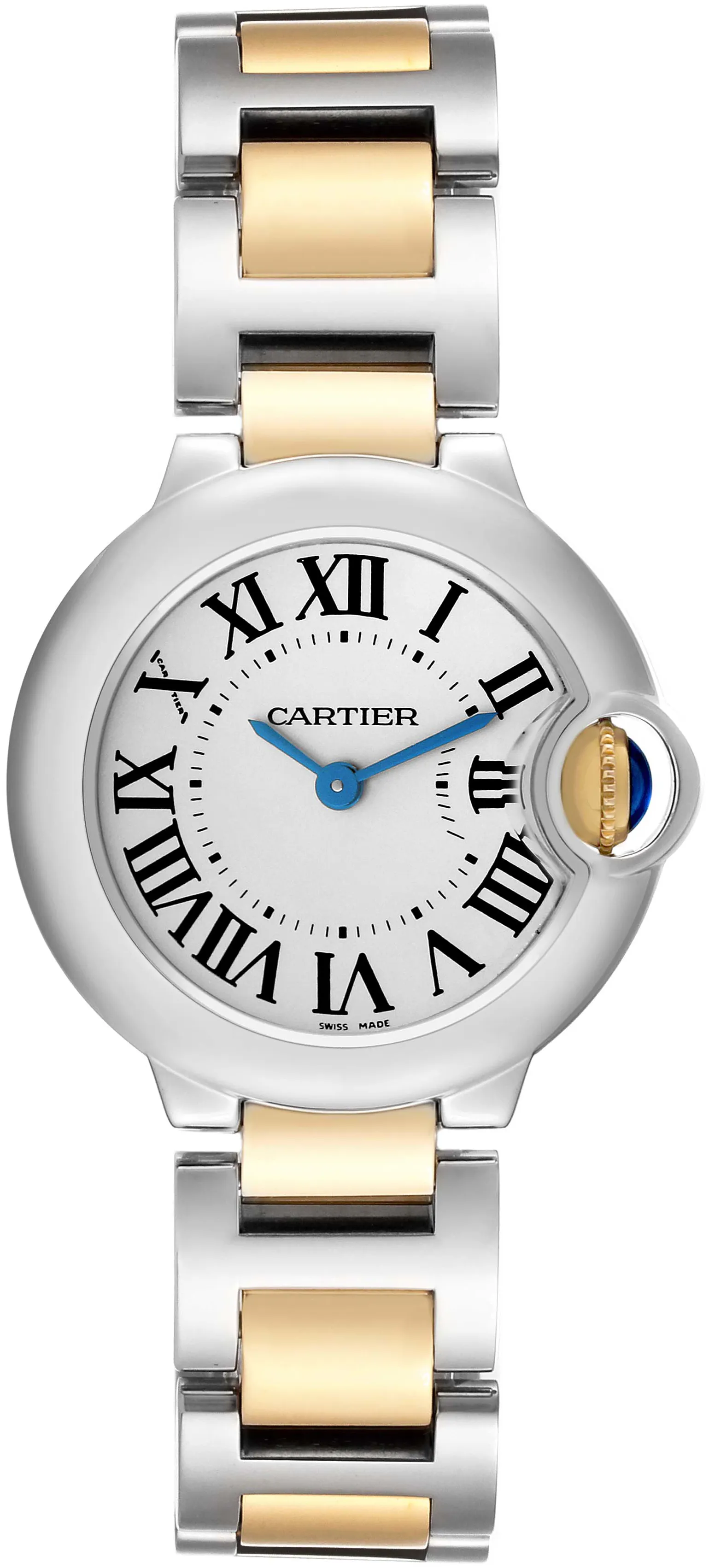 Cartier Ballon Bleu 28mm W69007Z3 28mm Stainless steel Silver