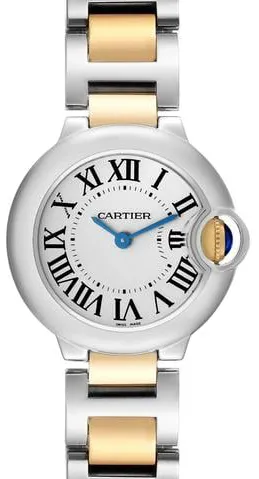 Cartier Ballon Bleu 28mm W69007Z3 28mm Stainless steel Silver