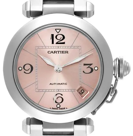 Cartier Pasha C W31075M7 35mm Stainless steel Rose