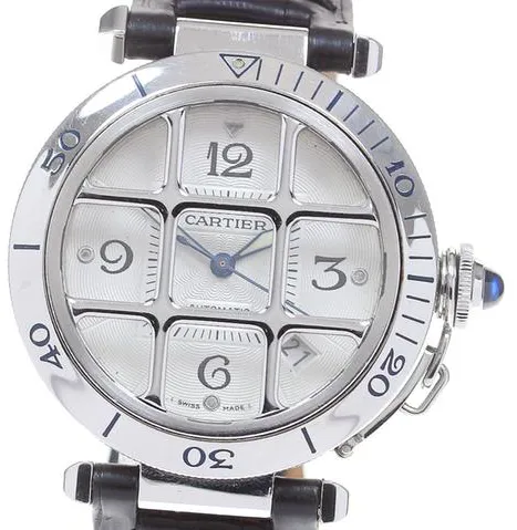 Cartier Pasha W31040H3 38mm Stainless steel Silver