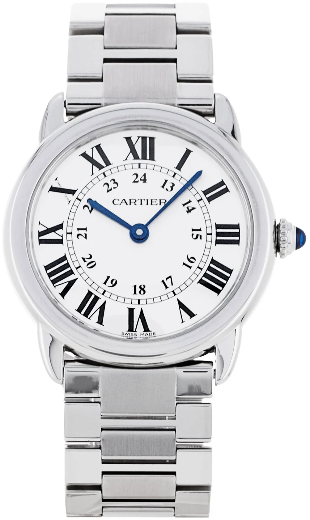 Cartier Ronde de Cartier W6701004 30mm Stainless steel Silver Roman Numeral