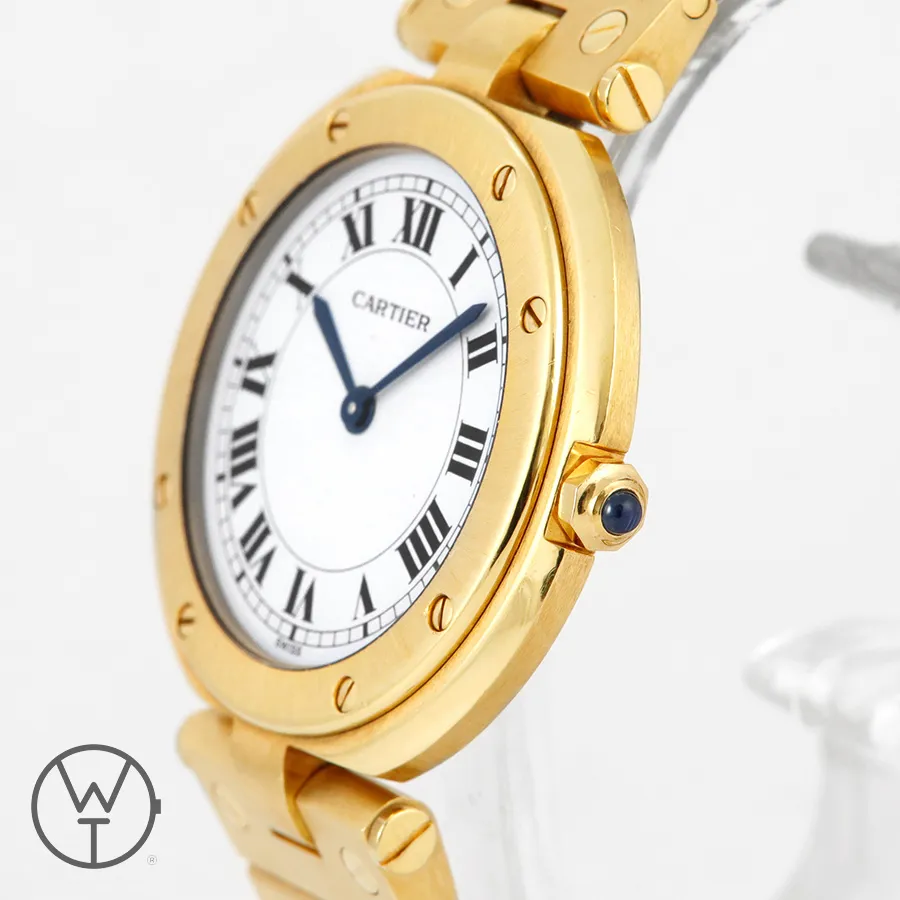 Cartier Santos 8191 33mm Yellow gold White 5