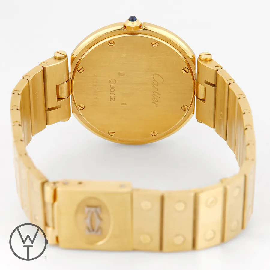 Cartier Santos 8191 33mm Yellow gold White 9