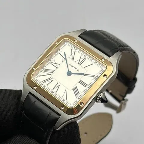 Cartier Santos Dumont W2SA0011 43.5mm Yellow gold and Stainless steel Silver 1