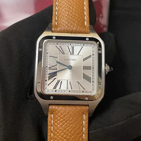 Cartier Santos Dumont WSSA0032 46.5mm Stainless steel Silver