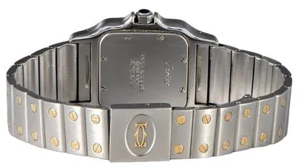 Cartier Santos Galbée 1566 29mm Yellow gold and Stainless steel Gray 4