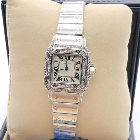 Cartier Santos W20056D6 24mm Stainless steel Silver