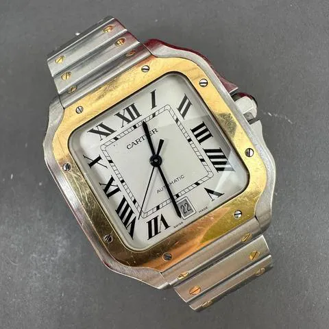 Cartier Santos W2SA0006 40mm Yellow gold and Stainless steel White 1