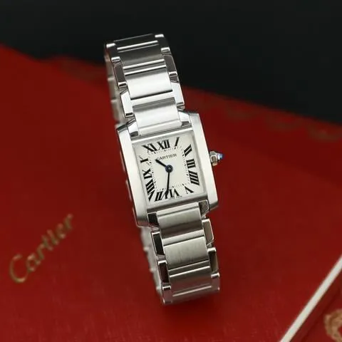 Cartier Tank Française W51008Q3 20mm Stainless steel Silver 2