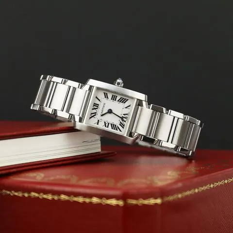 Cartier Tank Française W51008Q3 20mm Stainless steel Silver 8